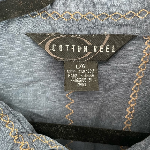 cotton reel Shirts Vintage Silk Bowling Shirt Poshmark